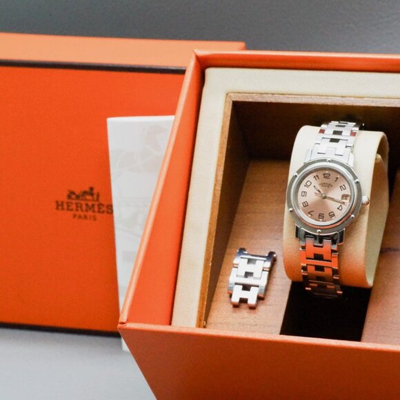 Hermes Ladies Watch 24mm Mint Condition With Box main image 8
